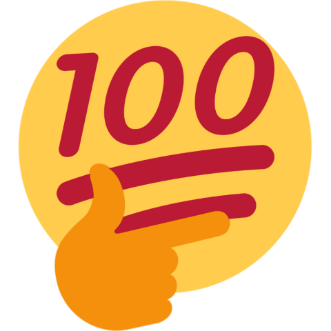 100Thinking Discord emoji — free static PNG download
