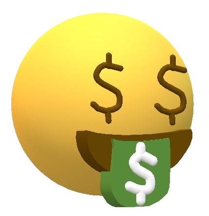 3d money Discord emoji — free static PNG download