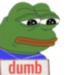 pepedumb Discord emoji — free static PNG download