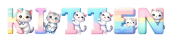 kitten text Discord emoji — free static PNG download