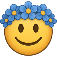 bluefloweremoji Discord emoji — free static PNG download