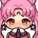 chibiusa shy Discord emoji — free static PNG download