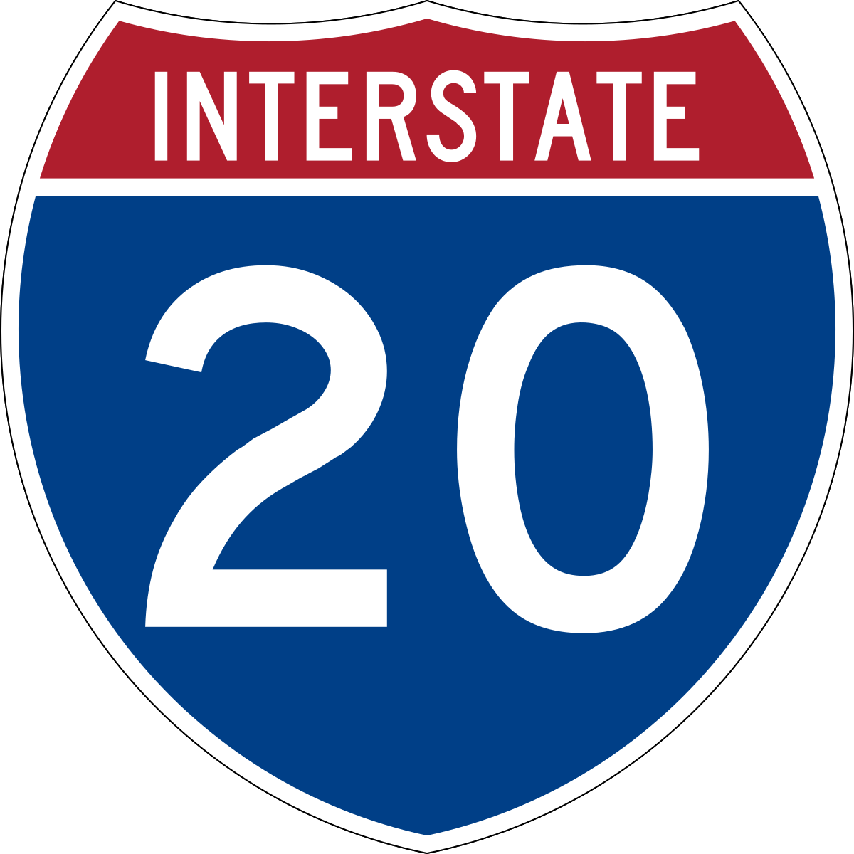 interstate highway 20 Discord emoji — free static PNG download