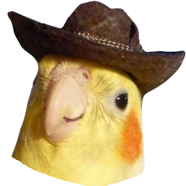 cowboycockatiel Discord emoji — free static PNG download