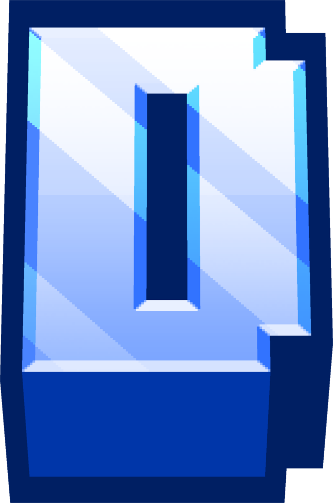 minecraft blue d Discord emoji — free static PNG download