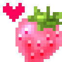 strawberry Discord emoji — free animated GIF download
