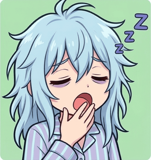 sleepy Discord emoji — free static PNG download