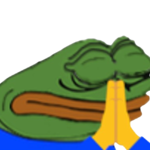 pepe pray Discord emoji — free static PNG download