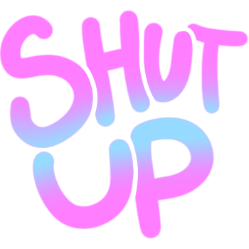 shutup pink Discord emoji — free static PNG download
