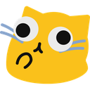 blobcatgooglythink Discord emoji — free static PNG download