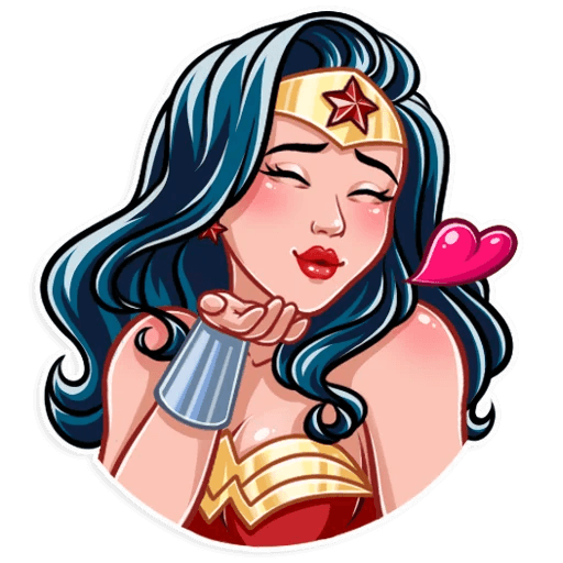 wonderwomanblowkiss Discord emoji - free download