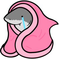 sharkblanketcry Discord emoji — free static PNG download