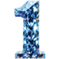 diamond 1 Discord emoji — free static PNG download