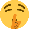 hush up Discord emoji — free static PNG download