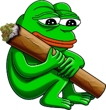 pepe stoner Discord emoji — free static PNG download