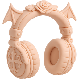 pinkgothheadphones Discord emoji — free static PNG download