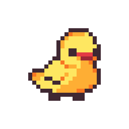 yellow bird chick goomy Discord emoji — free animated GIF download