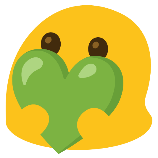 greenheartblob Discord emoji — free static PNG download