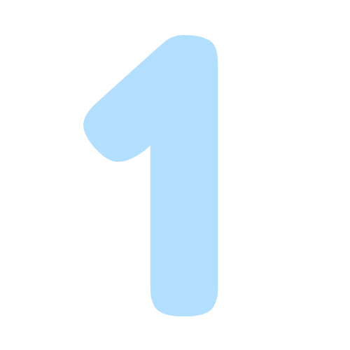 blue 1 Discord emoji — free static PNG download