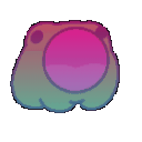 rainbow froggo Discord emoji — free animated GIF download
