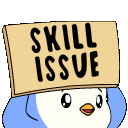 penguskillissue Discord emoji — free animated GIF download