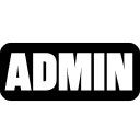 admin role word text Discord emoji — free static PNG download