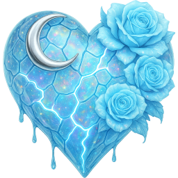lightbluegothheart Discord emoji — free static PNG download