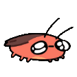 excited kawaii roach Discord emoji — free animated GIF download