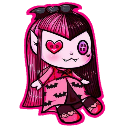 draculaura Discord emoji — free static PNG download