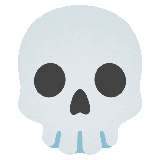 skull Discord emoji — free animated GIF download