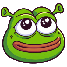 pepe shrek uwu Discord emoji — free static PNG download