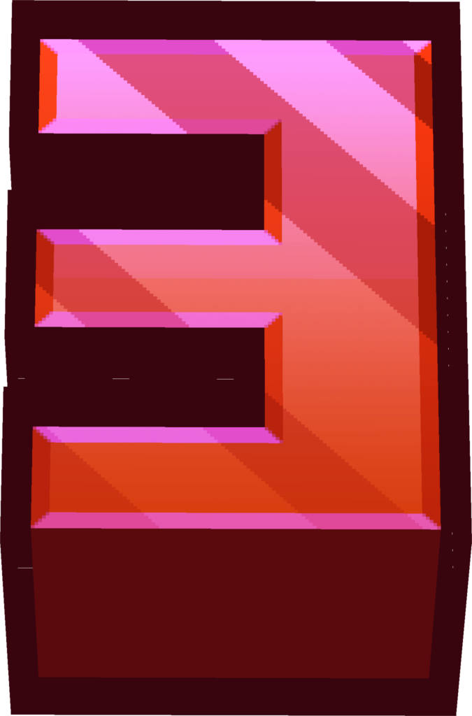 minecraft red 3 Discord emoji — free static PNG download