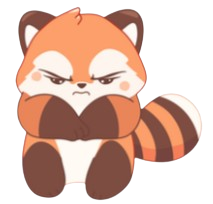 red panda angy Discord emoji — free static PNG download