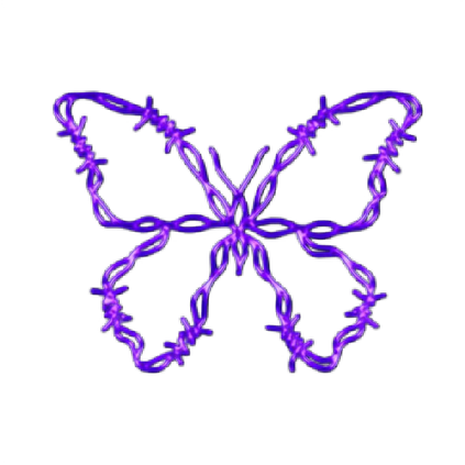 purple butterfly Discord emoji — free static PNG download