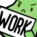 work bean sign Discord emoji — free static PNG download
