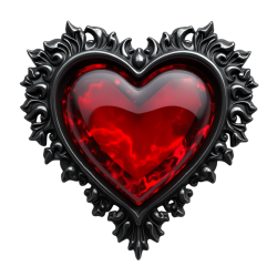 gothicheartredblack Discord emoji — free static PNG download