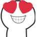 hearteyes Discord emoji — free static PNG download