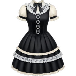 blackwhitelolitadress Discord emoji — free static PNG download