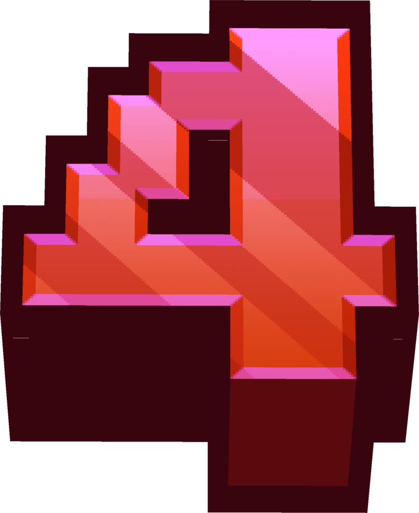 minecraft red 4 Discord emoji — free static PNG download