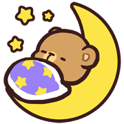 mocha sleep Discord emoji — free static PNG download