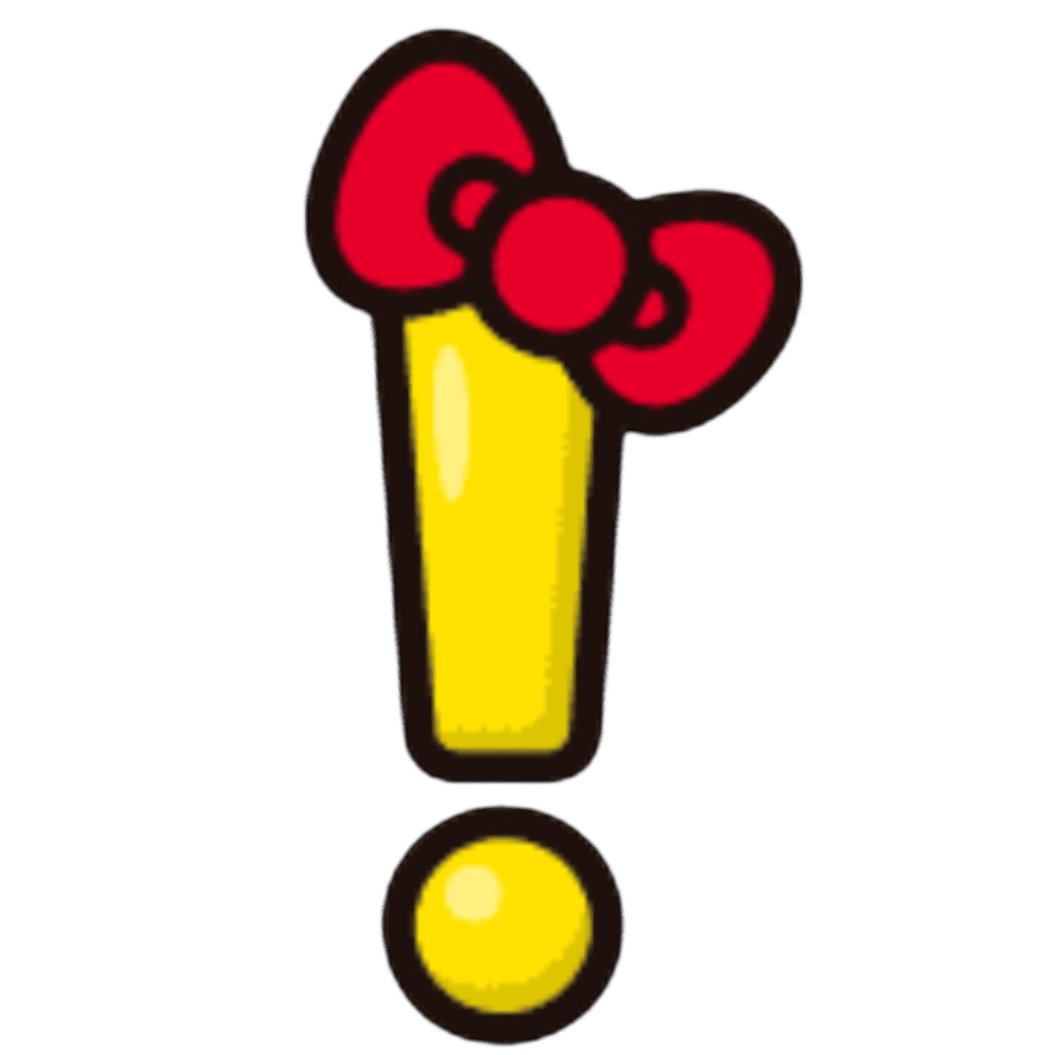 hellokitty exclamation Discord emoji — free static PNG download