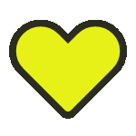 yellowheartgif Discord emoji — free animated GIF download
