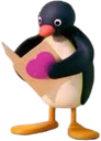 pingu lovebook Discord emoji — free static PNG download