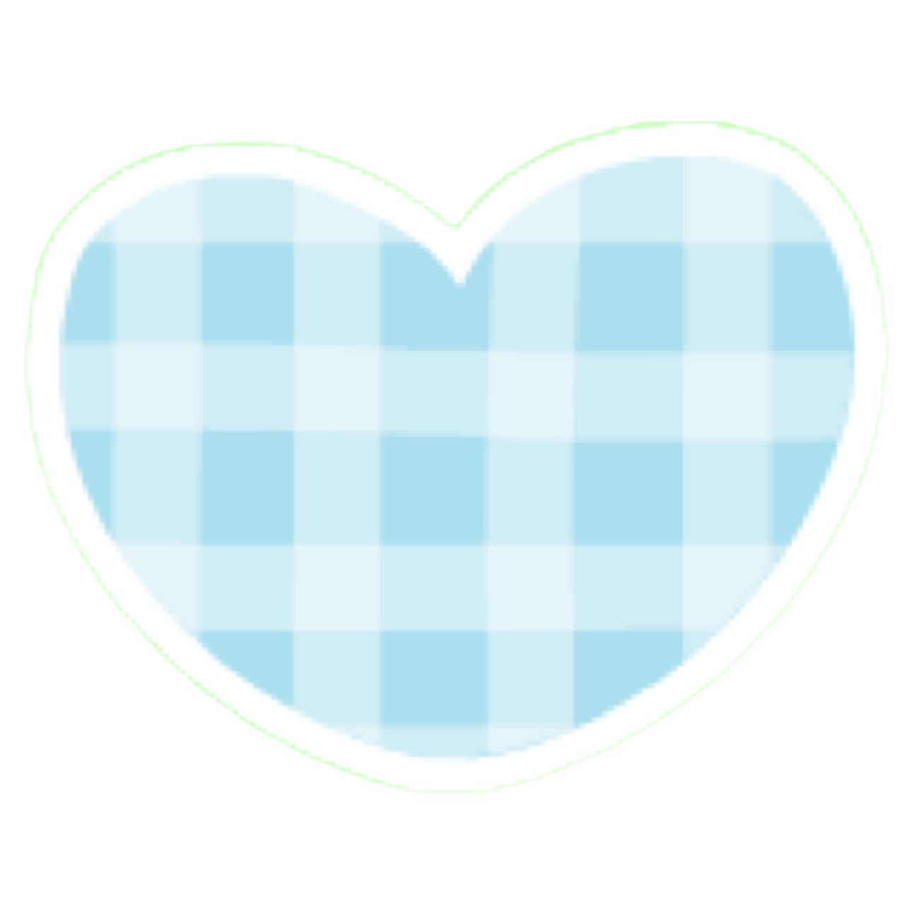 ginghamheartblue Discord emoji — free static PNG download