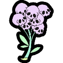 goth flowerbouquet Discord emoji — free static PNG download
