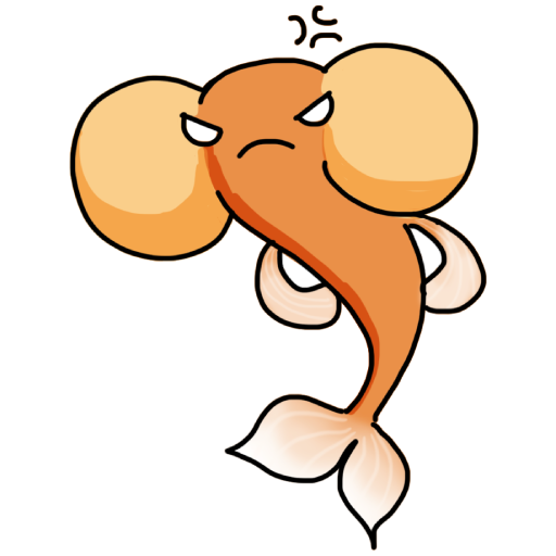 spooky fish angry Discord emoji — free static PNG download