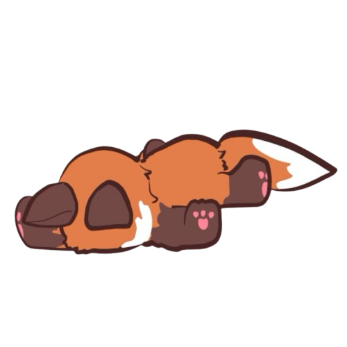 tiredfox Discord emoji — free static PNG download