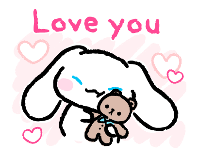 cinnamoroll loveyou Discord emoji — free static PNG download