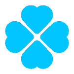 heart loader lightblue Discord emoji — free animated GIF download