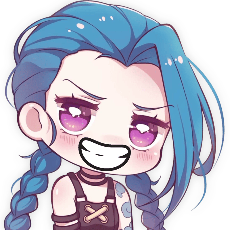 jinx smile Discord emoji — free static PNG download